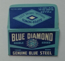 Vintage Razor Blade  BLUE DIAMOND New York Only - RARE - One Wrapped Blade