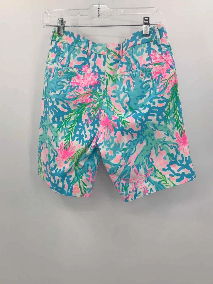 Подержанные шорты с принтом Lilly Pulitzer синие размер 30 - Изображение 2 из 3
