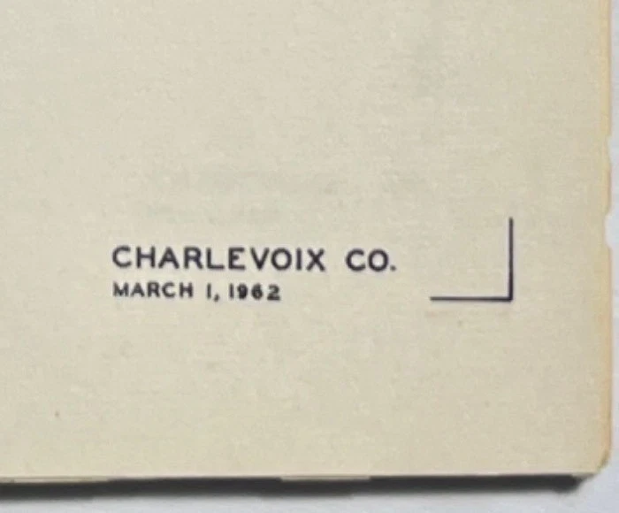 Vintage Michigan County Maps Conservation Northern Lower Peninsula 1960's Book - Image 4 of 4