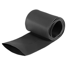 Heat Shrink Tubing 2:1 rate 50mm Dia 80mm Flat Width 1m Black