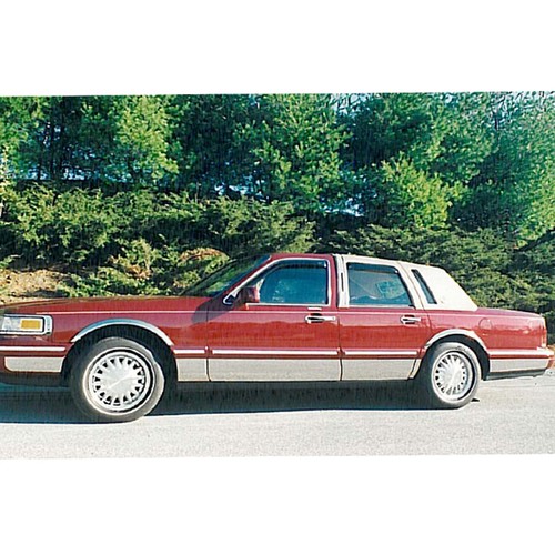 Polished Rocker Panel Trim Full Kit 12pcs (fits: 1995-1997 Lincoln Town Car) - Picture 1 of 4