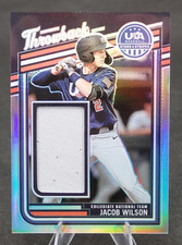 2026 Panini USA Baseball Stars & Stripes Prizm Jacob Wilson Throwback Materials