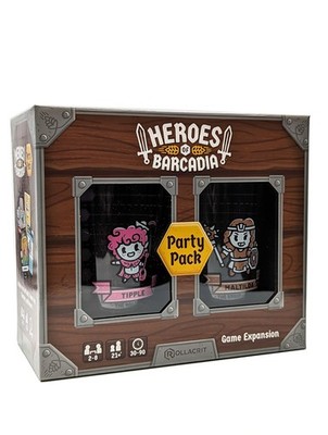 HEROES OF BARCADIA Rollacrit Party Pack Expansion   2 Additional Heroes, Loot