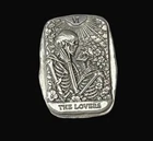 1 ozt MK BarZ Tarot Card Series "The Lovers" Hand Poured 999 FS