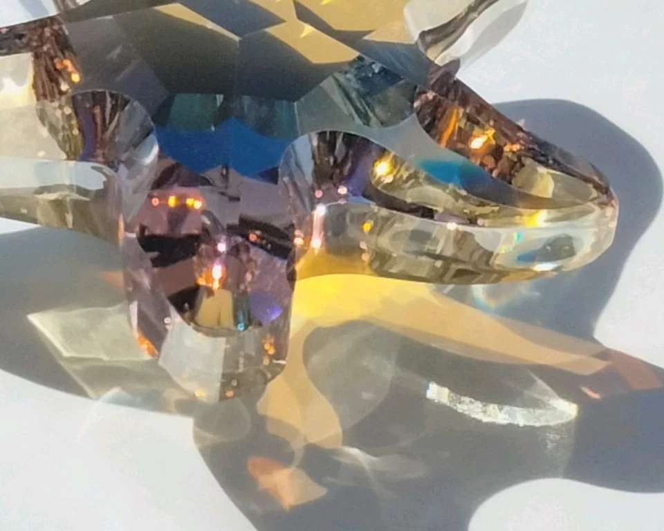 Colgante SWAROVSKI® #6721 VERDE SPECTRA 40mm ESTRELLA-XLarge Pedido Especial Color Foto 3 de 4