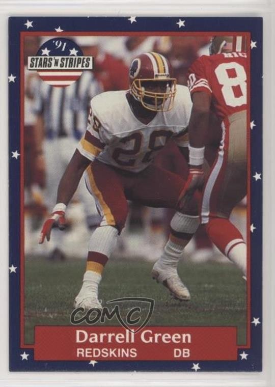 1991 Stars 'n Stripes Darrell Green #116 HOF k1j