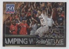2019 Topps Update 150 Years of Professional Baseball Black /299 Jose Altuve 0s55