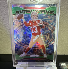 Panini Prizm Fireworks Insert Brock Purdy San Francisco 49ers NFL Card #2 2024