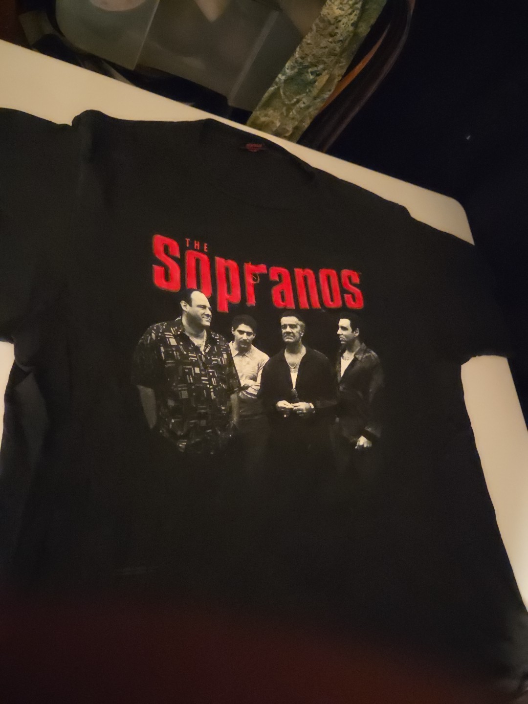 Vintage Y2K The Sopranos HBO TV Movie Promo T-shirt Tee Size XL image 6