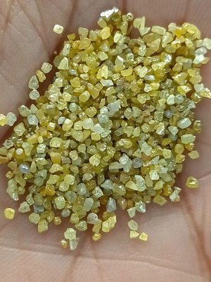 5,00 ct grobe gelbe Diamanten Lot | 300+ lose opake Reinheit natürliche...