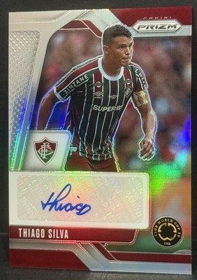 2025 Panini Prizm FIFA Club World Cup Fluminense Thiago Silva Auto