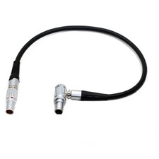 Preston Teradek ARRI RED Power Cable 0B Right Angle 2 pin Male to Straight 2 pin