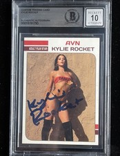 Kylie Rocket Signed Custom Trading Card BAS Beckett COA Autograph Grade 10