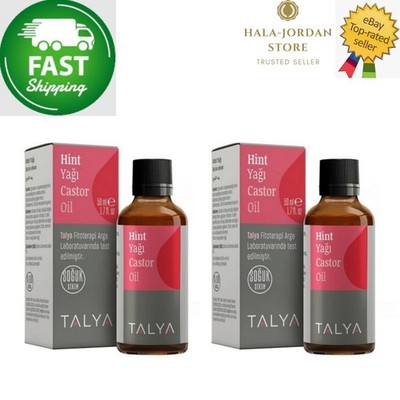 2er Pack X Tayla Natürliches Rizinusöl (50 ml) Hergestellt in der Türkei  SCH...