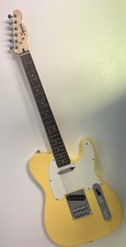 Fender Squier Bullet Telecaster Electric Guitar Yellow 2022 Discontinued vgc