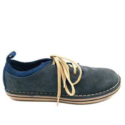 Merrell Performance J71043 Mens Shoe Size 8.5 Full Grain Leather Navy Blue
