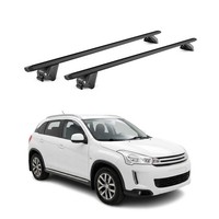 DachträGer FüR Citroen C4 Aircross 2012-2017 100Kg Aluminium Schwarz 2 Tlg ABE