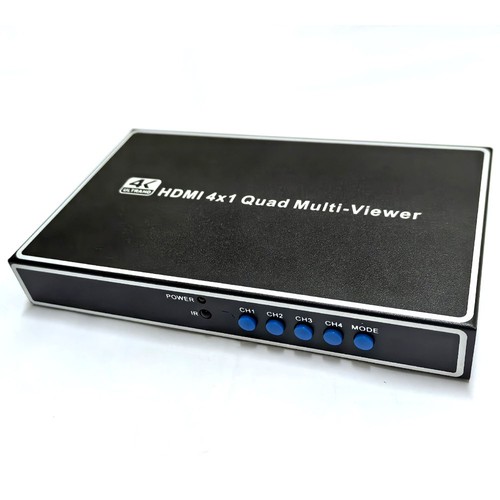 4K HDMI 4x1 Quad Multi-viewer HD Video Splitter Switcher Support Seamless Switch - Picture 2 of 6