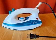 Rival Plug-In Electric Steam and Dry Iron Model IR 600 White And Teal