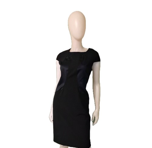 Robe Bleue Ann Taylor Avec Manches Courtes Et Doublure - Taille 2 - Style Fit & Flare - État Excellent