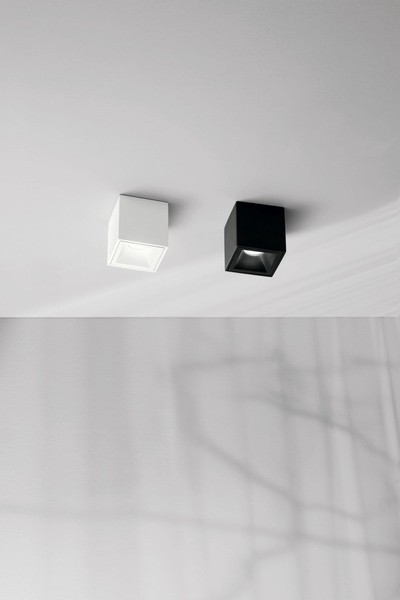 Deckenleuchte Wohnzimmer Weiß Aluminium B:9 Cm GU10 Deckenlampe Esszimmer-image