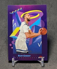 Rudy Gobert Purple Refractor /125 2024-25 Topps Finest Chrome #255 Timberwolves