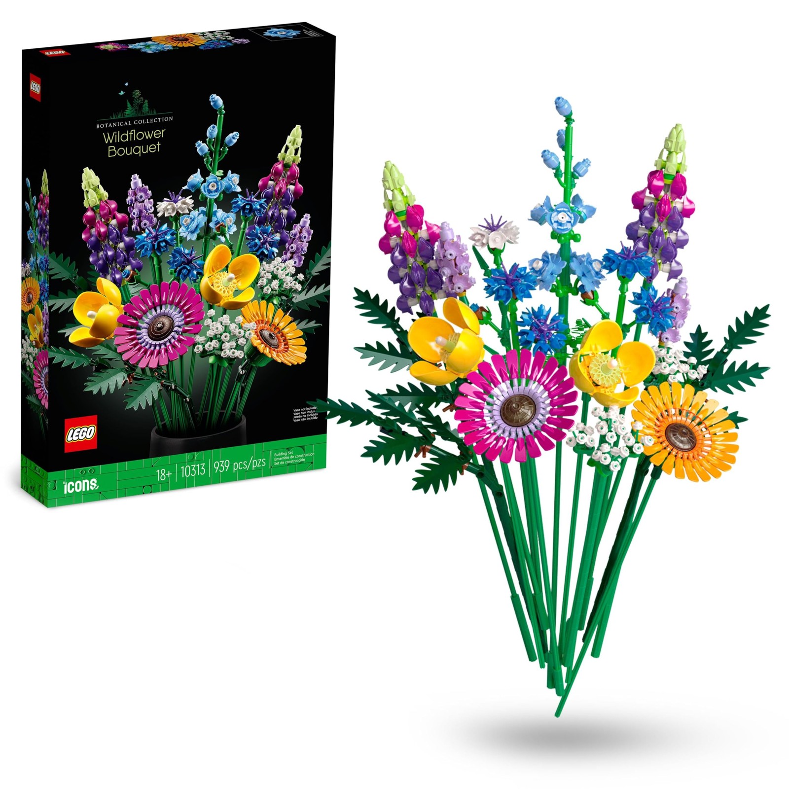 Lego Botanical Wildflower Bouquet Set 10313 - Image 18
