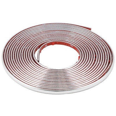   6mm*5M Chrom Zierleiste Selbstklebend für Auto Karosserie Fenster Außen Dek...