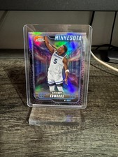 2024-25 TOPPS CHROME BLUE REFRACTOR ANTHONY EDWARDS MINNESOTA TIMBERWOLVES #77