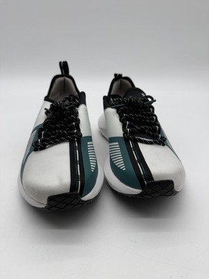 Reebok Sole Fury Tech White Black Teal Men's Size 9.5 Sneakers DV9286 No Insole