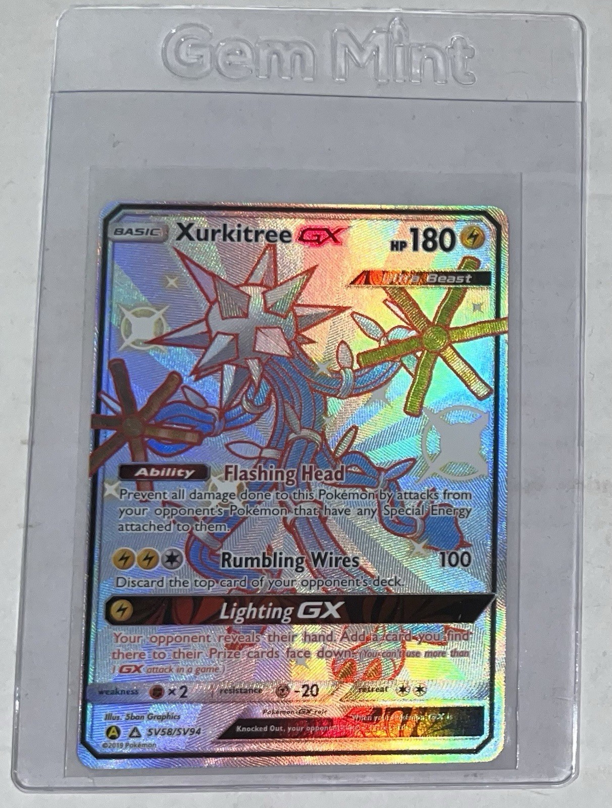 Xurkitree GX SV48/SV94 - Hidden Fates Pokémon