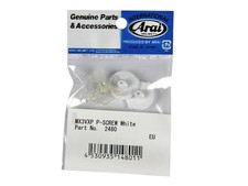 Kit vis de visière ARAI blanc pour casques MX-V/VX-3/VX-Pro Jr/Penta