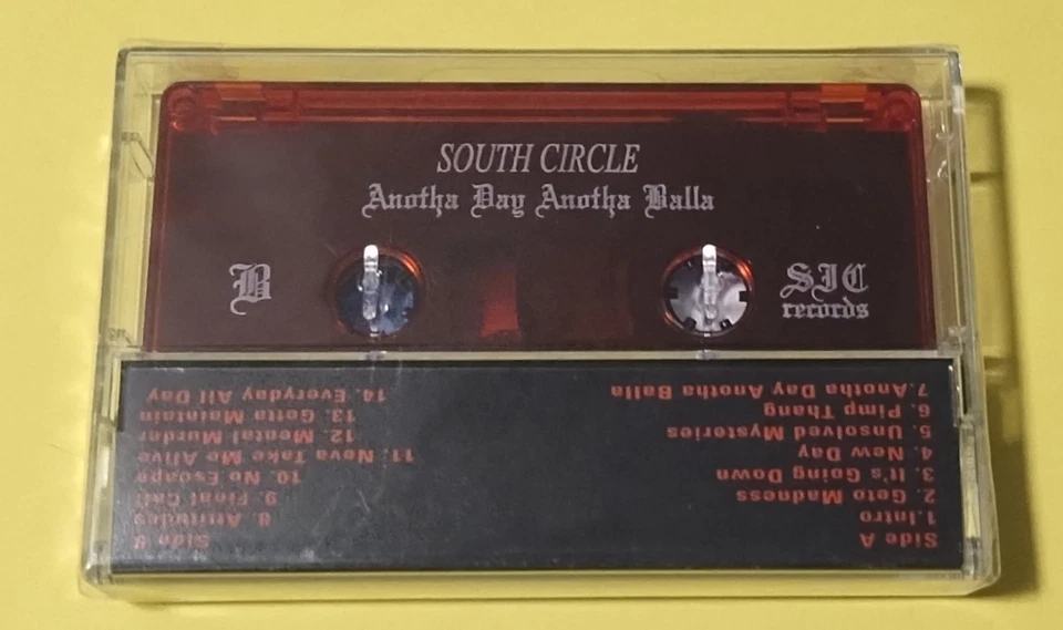 South Circle : Anotha Day Anotha Balla Red Cassette Limited Edition New Sealed - Image 2 of 3