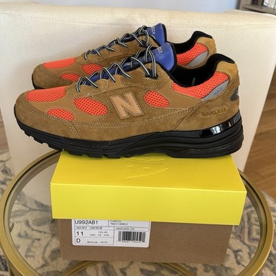 New Balance 992 MiUSA Action Bronson Tiger Eye Men s Size 11 Baklava