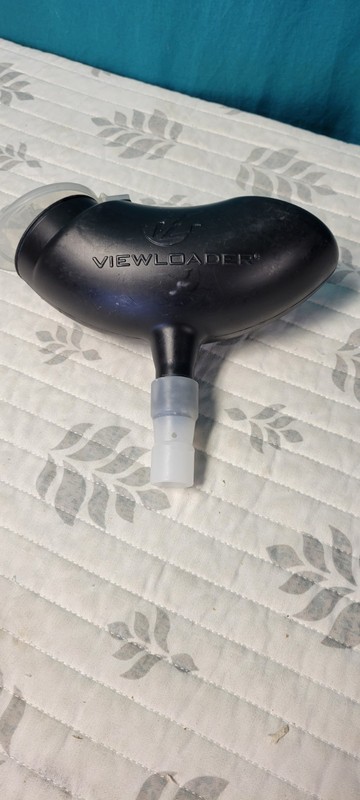 Viewloader Paintball Gun Top Loader Similiar To VL-200. Small Repair In Neck.