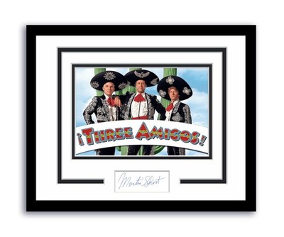 Three Amigos Martin Short Autographed Signed 11x14 Framed Photo ACOA