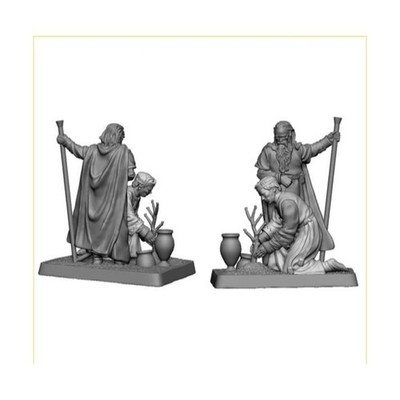 Mithril LotR 32mm Mini Elessar and the White Sapling Pack New