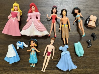 Disney Princess Polly Pocket Clothes Dresses Aladdin Jacket Ariel Cinderella