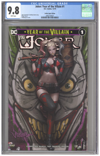 Joker Year of the Villain 1 CGC 9.8 Golden Apple Variant Cover Jeehyung Lee