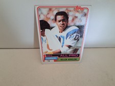 KELLEN WINSLOW 1981 Topps All-Pro Card #150 Rookie Rc SAN DIEGO CHARGERS HOF Exc. rookie card picture
