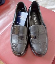 SOFTLITES LADIES BLACK SHOES  UK SIZE 4 New