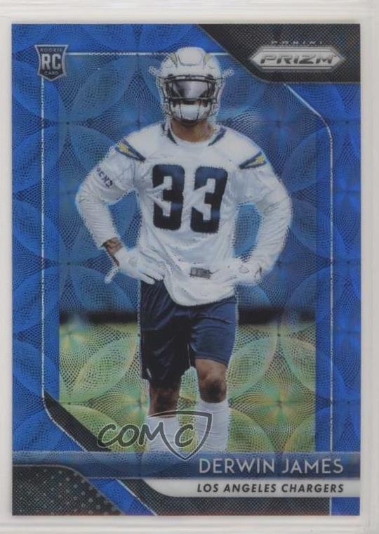 2018 Panini Prizm Rookie Blue Scope Prizm 62/99 Derwin James #248 7zf