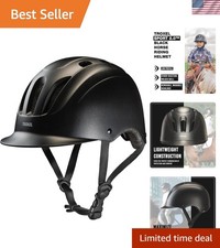 Sport 2.0 Injection Molded Horse Riding Helmet, Lightweight Adjustable Design...