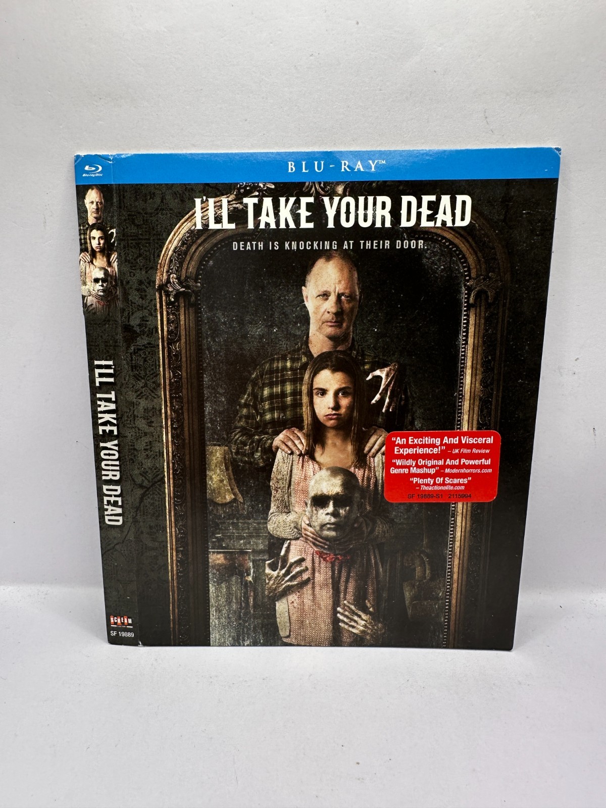 SLIPCOVER ONLY NO DISCS! SCREAM FACTORY I'LL TAKE YOUR DEAD HORROR BLU RAY 2018