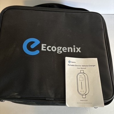 Level 2 Charger Portable Electric Vehicle Charger Ecogenix Model ECO2T/open Box