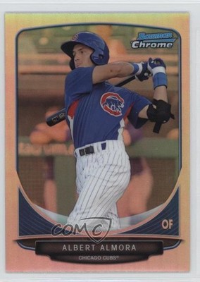 2013 Bowman Chrome Prospects Refractor Albert Almora #BCP206 c7w
