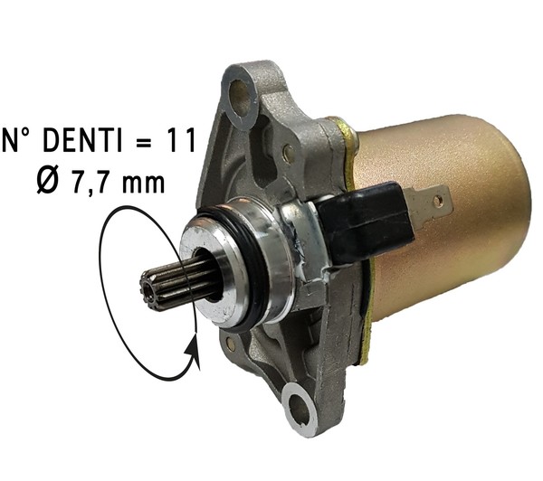 Anlasser Motor 82530R Piaggio Vespa ET2 50 2002 2003 2004 2005-image