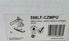 Delta Cassidy 598LF-CZMPU Waterfall Bathroom Sink Faucet Champagne Bronze NEW