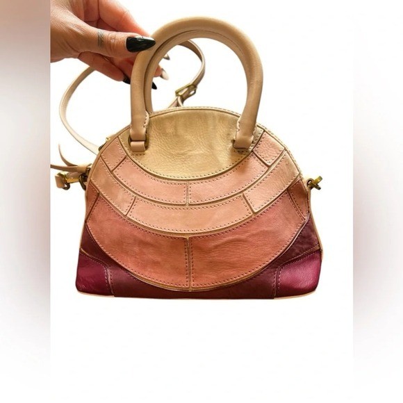 Tory Burch Seashell Patchwork Dome Satchel Crossb… - image 14