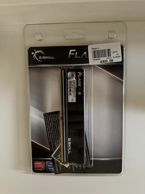 G.Skill Flare X5 DDR5 6000 16GB Memory CL36 XMP 3.0 EXPO F5-6000J3636F16GX1-FX5